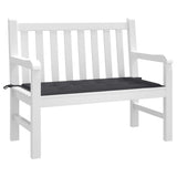 VIDAXL Garden Bench Blaža 100x50x3 cm Oxford tkanina črna