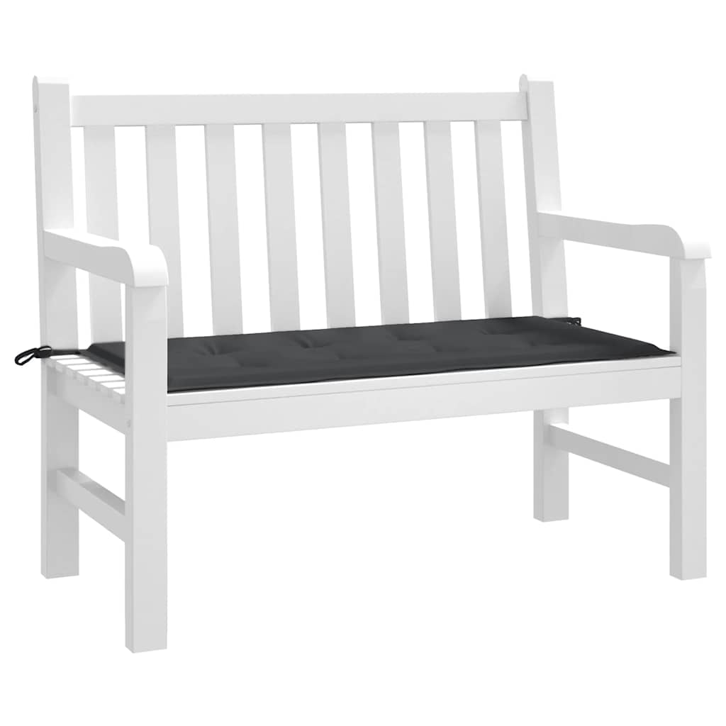Vidaxl Garden Bench Kissen 100x50x4 cm Oxford Stoff schwarz