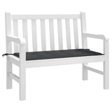 Vidaxl Garden Bench Kissen 100x50x4 cm Oxford Stoff schwarz
