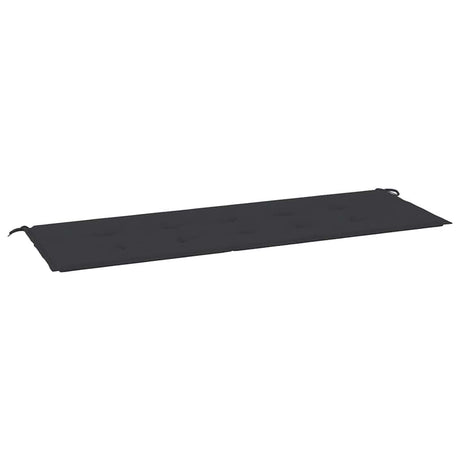 Vidaxl Gartenbank Kissen 150x50x4 cm Oxford Stoff schwarz