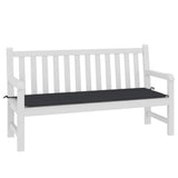 Vidaxl Gartenbank Kissen 150x50x4 cm Oxford Stoff schwarz