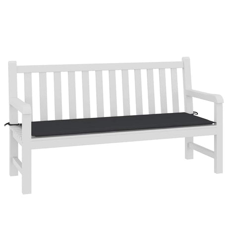 Vidaxl Gartenbank Kissen 150x50x4 cm Oxford Stoff schwarz