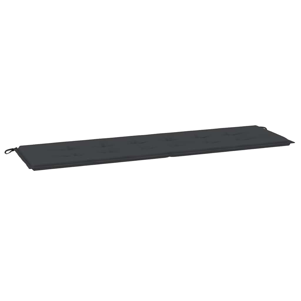Vidaxl Garden Bench Kissen 180x50x4 cm Oxford Stoff schwarz