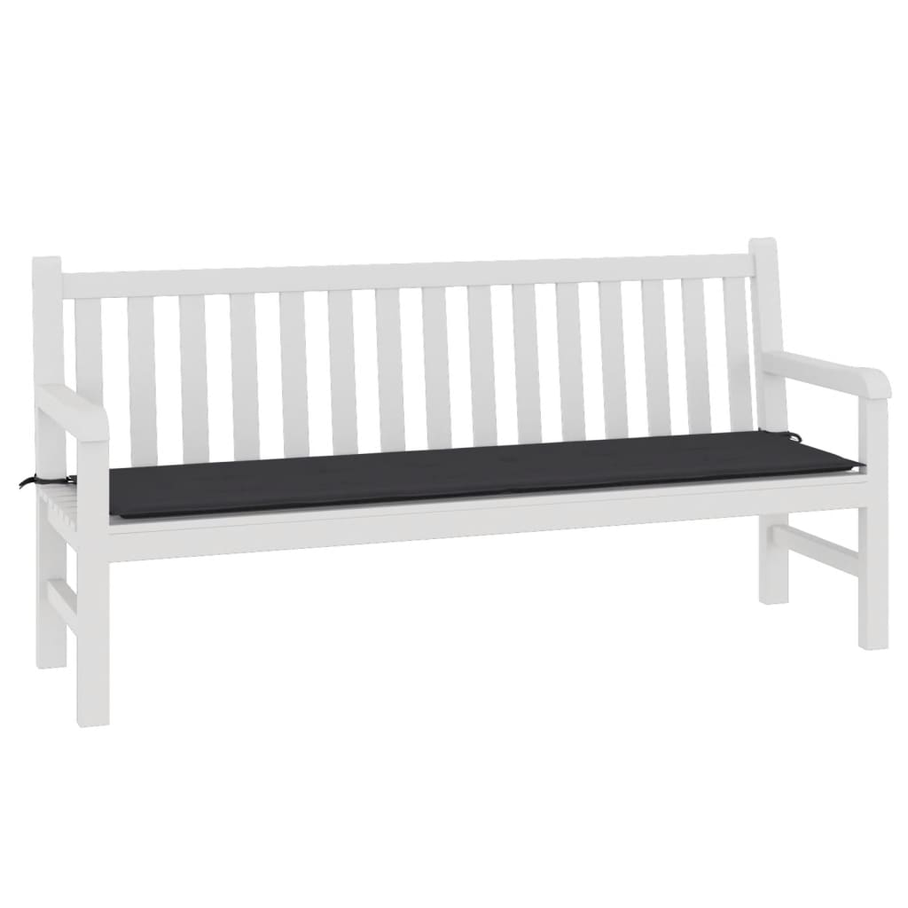 Vidaxl Garden Bench Pushion 180x50x3 cm Oxford stof sort