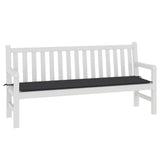 Vidaxl Garden Bench Cushion 180x50x3 CM Oxford Fabric Black