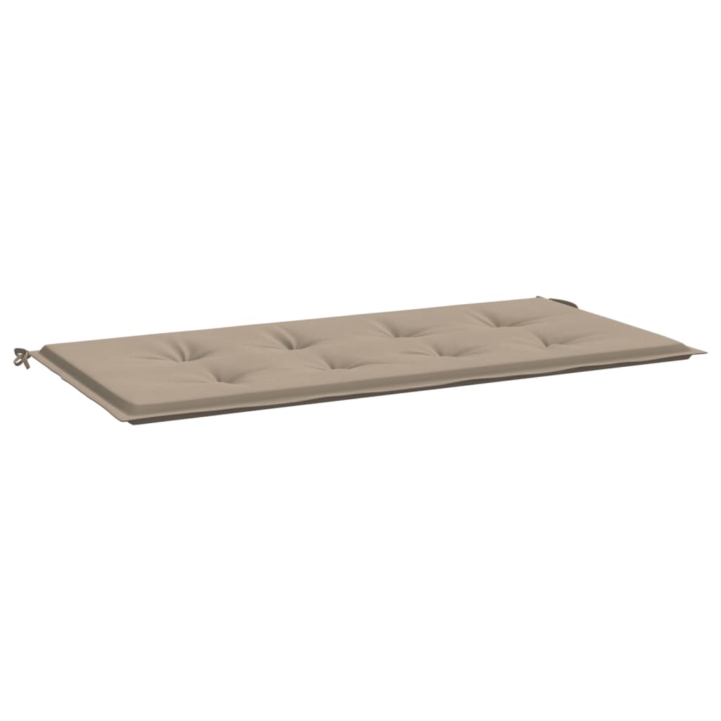 Vidaxl Garden Bench Kissen 100x50x3 cm Oxford Stofftaupe