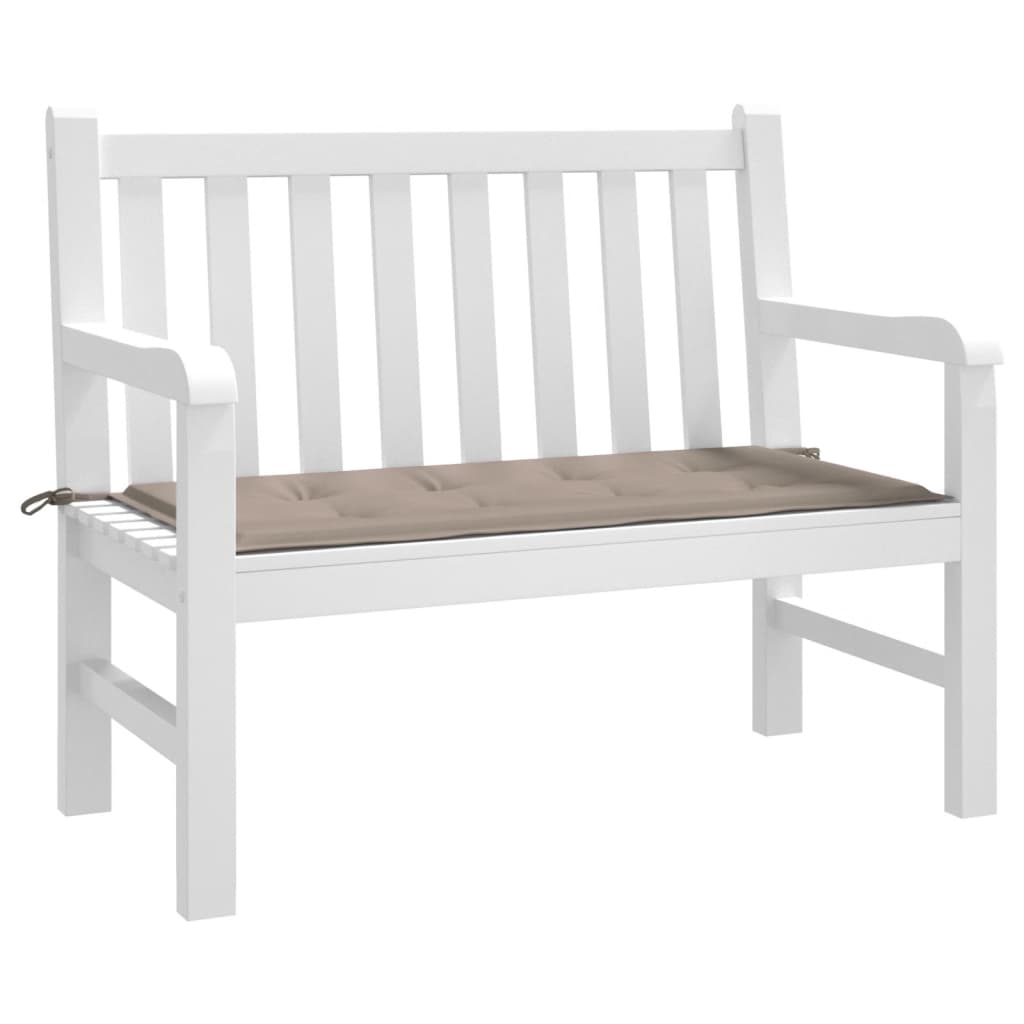 Vidaxl Garden Bench Kissen 100x50x3 cm Oxford Stofftaupe