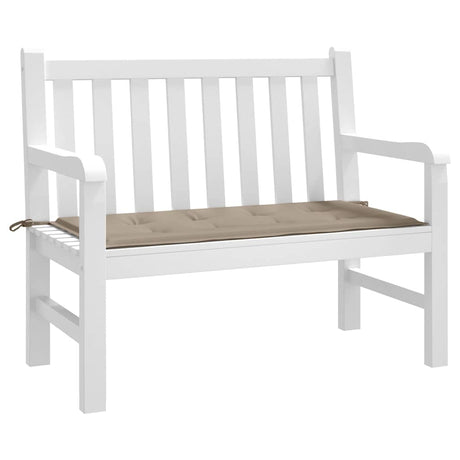 Vidaxl Garden Bench Kissen 120x50x4 cm Oxford Stofftaupe