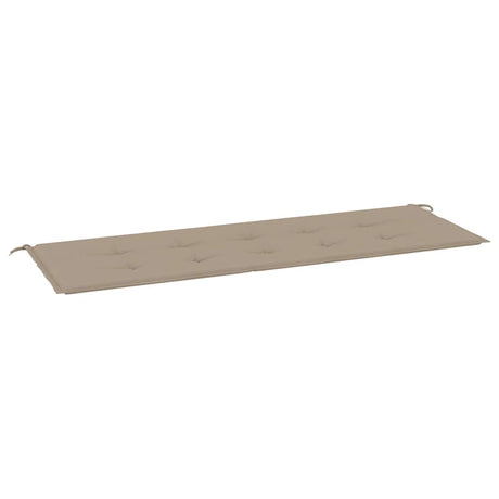 Vidaxl Gartenbank Kissen 150x50x4 cm Oxford Stofftaupe