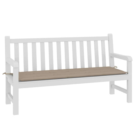 Vidaxl Gartenbank Kissen 150x50x4 cm Oxford Stofftaupe