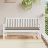 Vidaxl Garden Bench Pude 150x50x3 cm Oxford Fabric Taupe