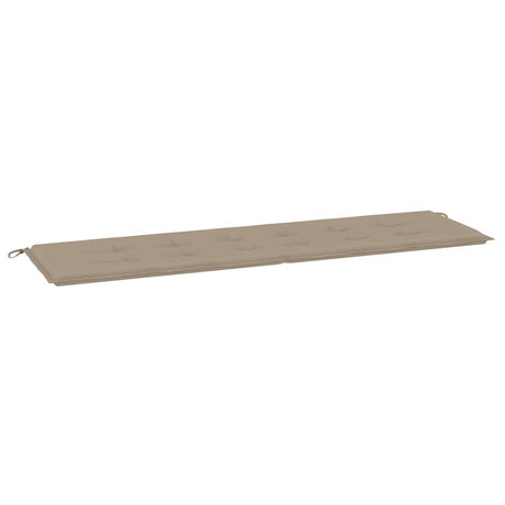 Vidaxl Garden Bench Kissen 180x50x4 cm Oxford Stofftaupe