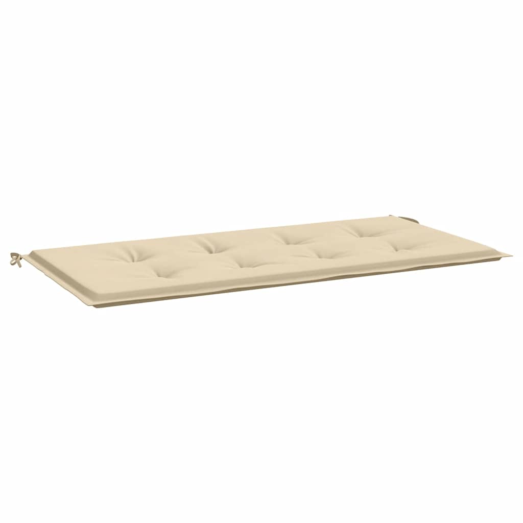 Vidaxl Garden Bench Kissen 120x50x4 cm Oxford Stoff Beige