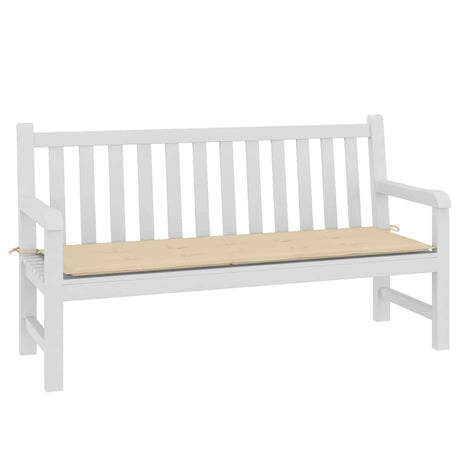 VidaXL Gartenbankauflage 150x50x2 cm Oxford-Stoff beige