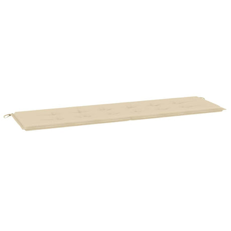 Vidaxl Garden Bench Kissen 180x50x3 cm Oxford Stoff Beige