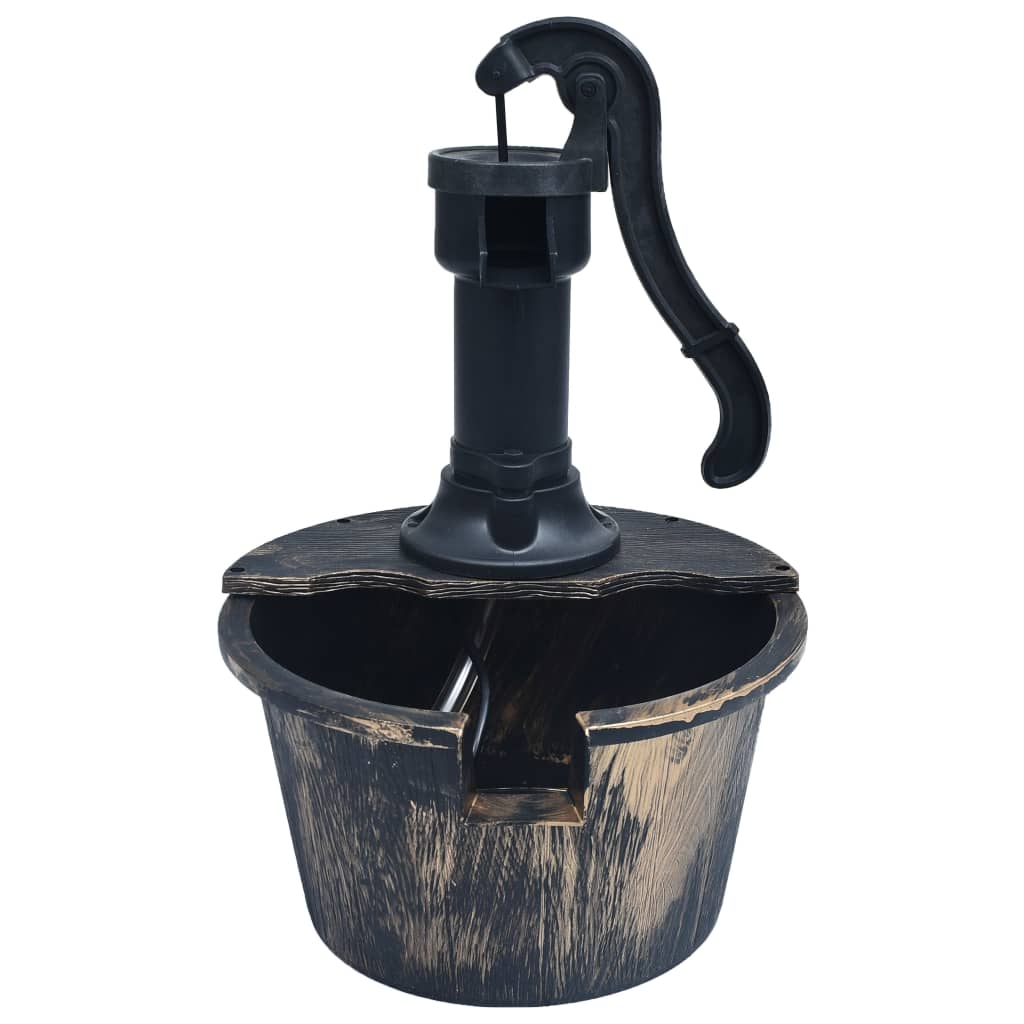 Vidaxl Garden Fountain Barrel z pompką