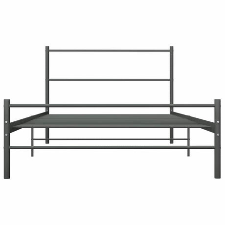 Vidaxl bedframe metaal grijs 100x200 cm