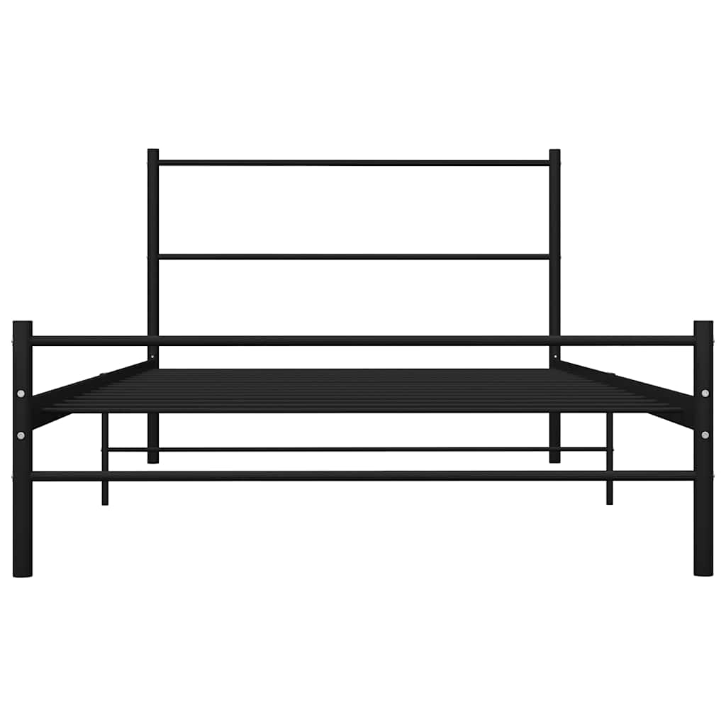 Vidaxl bedframe metaal zwart 100x200 cm