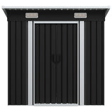 Vidaxl Garden Shed Steel Antracit