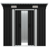 Vidaxl Garden Shed Steel Anthracite