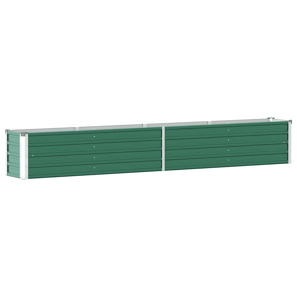 VidaXL Planter Inserted 320x40x45 cm Galvanized Steel Green