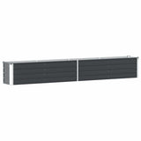 VIDAXL -Pflanzer eingefügt 320x40x45 cm verzinkter Stahl -Anthrazit