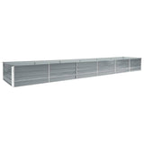 Vidaxl Planning box raised 480x80x45 cm galvanized steel gray