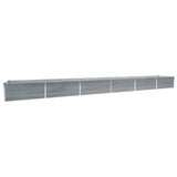 De Vidaxl Planter huet 600x80445 cm galvaniséiert Stol Grey