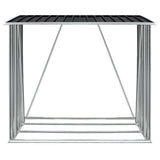 Vidaxl Brennholzschuppen 163x83x154 cm verzinkter Stahl -Anthrazit