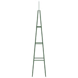 Racks d'escalade de végétal Vidaxl 2 PCS 35x35x195 cm Green de fer