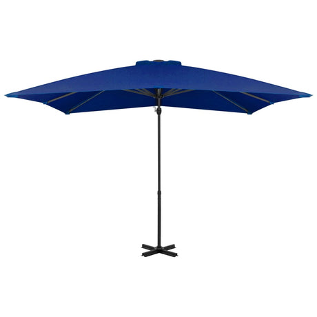 Vidaxl flytende parasol med aluminiumstang 250x250 cm Azure Blue