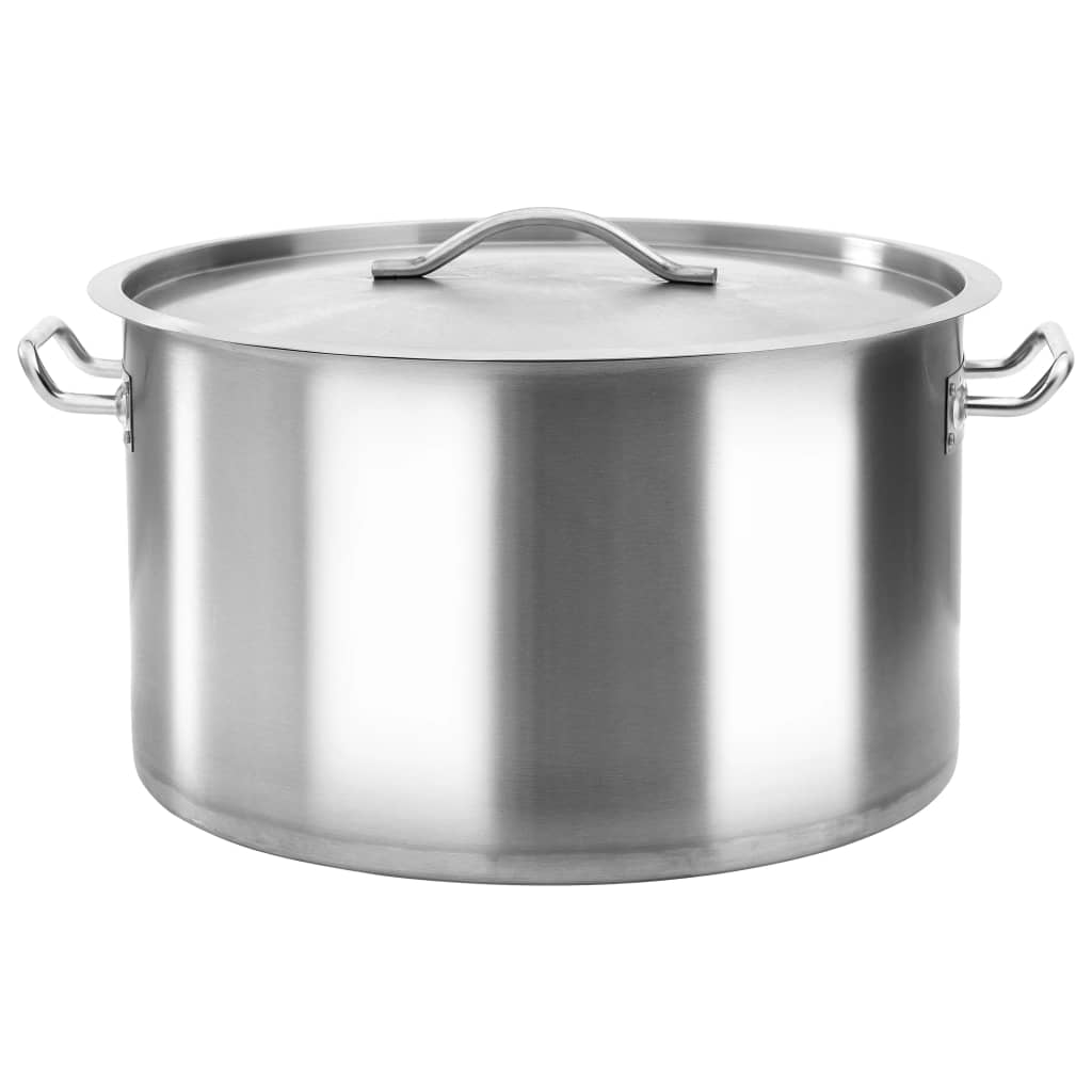 Vidaxl saucepan 44 l 45x28 cm stainless steel