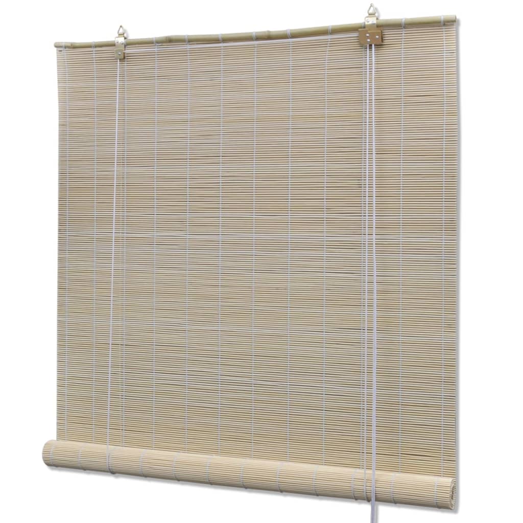 Bidaxl rullgardiner 2 st 120x160 cm bambu naturligt