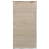 Bidaxl rullgardiner 2 st 120x160 cm bambu naturligt