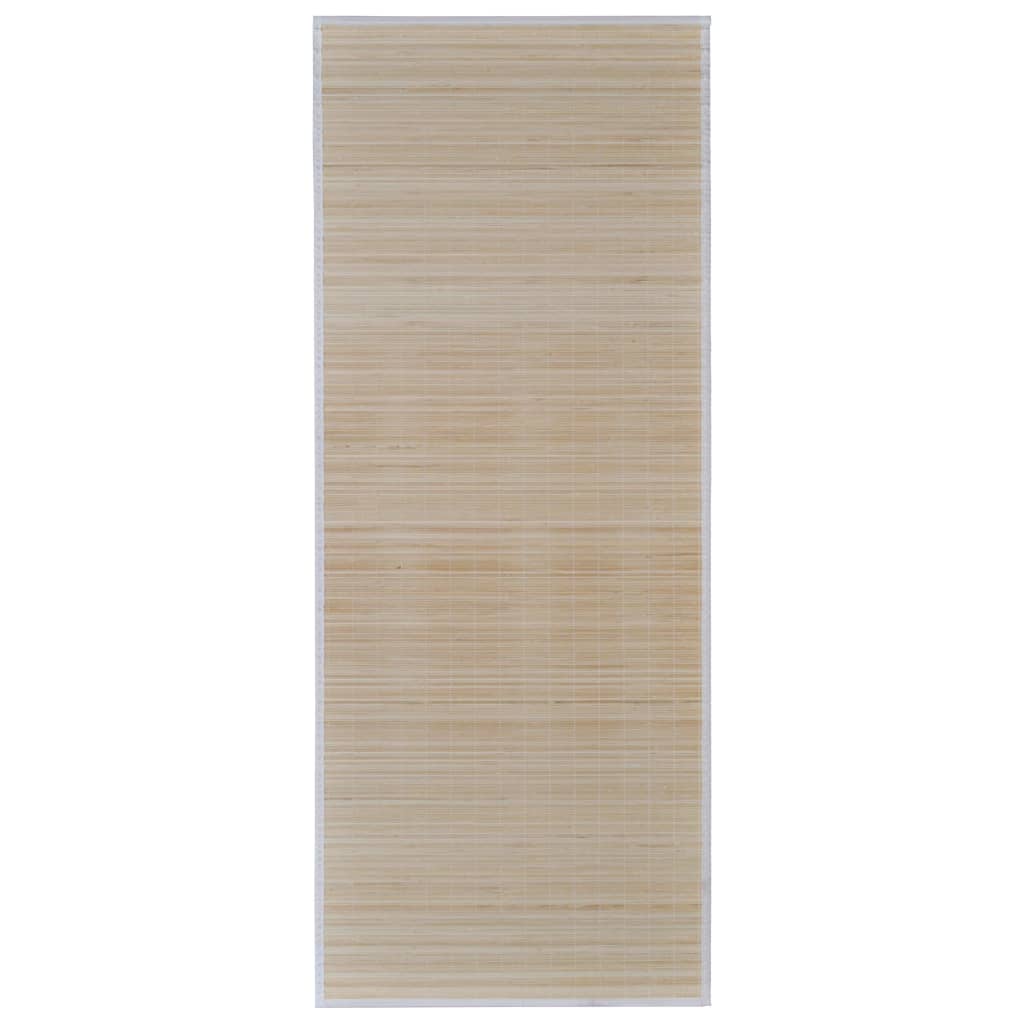 VIDAXL -Teppiche 4 ST Rechteckige 120x180 cm Bambus Natural