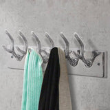 Vidaxl coat racks 2 st aluminum silver colored