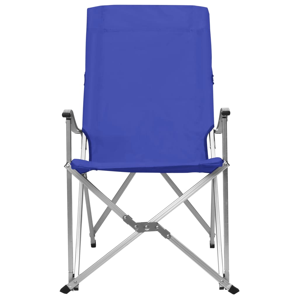 Vidaxl Campingstühle falten 2 St blau