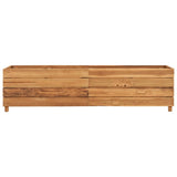 Vidaxl Planter an 150x40x38 cm verwäerten Teak a Stol