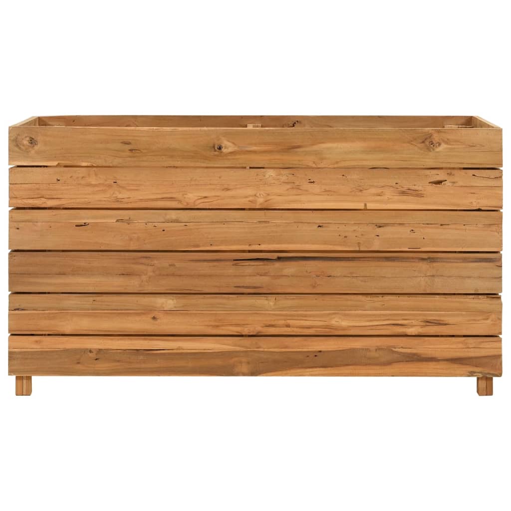 Vložka vidaxl vložte 100x40x38 cm recyklovaný teak a ocel