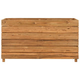 Vidaxl Pflanzer Einfügen 100x40x38 cm Recycling Teak und Stahl