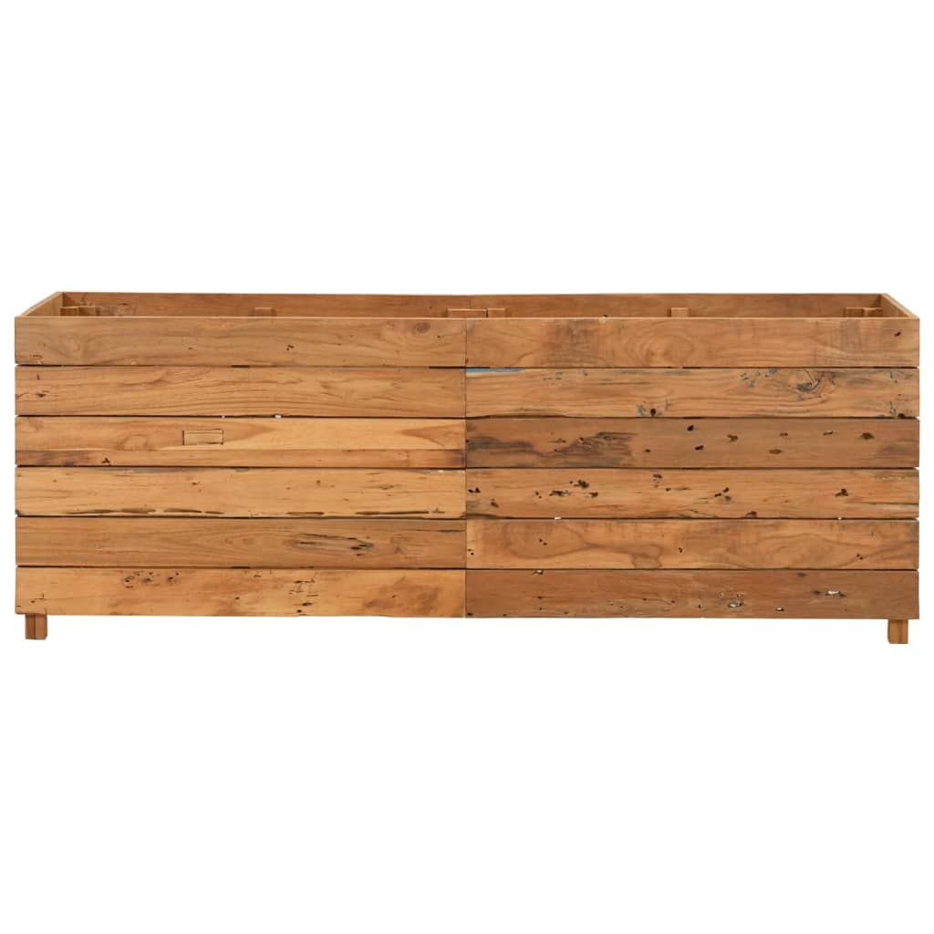 Vložka vidaxl vložka 150x40x55 cm Recyklovaná teak a ocel