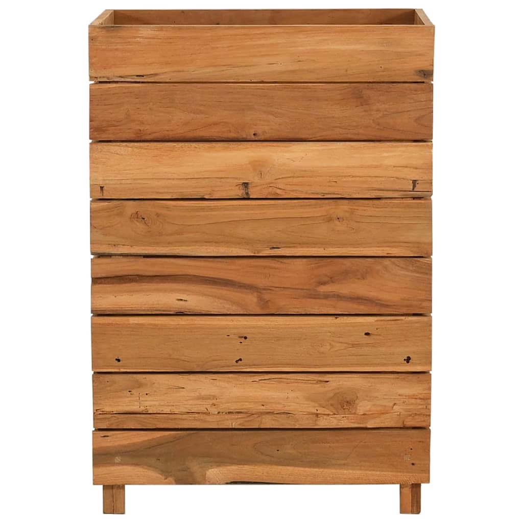 Spanter Vidaxl zvedl 50x40x72 cm recyklovaný teak a ocel