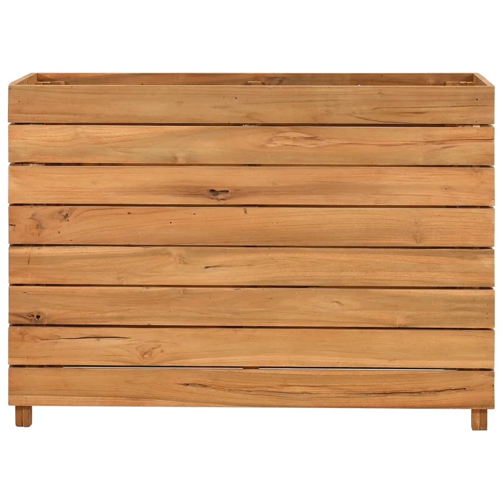 Vidaxl Planterinnsats 100x40x72 cm resirkulert teak og stål