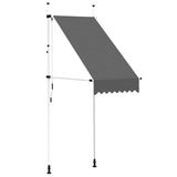 Vidaxl luifel manuell ausziehbar 100 cm Anthrazit