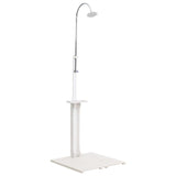 Vidaxl outdoor shower wood white