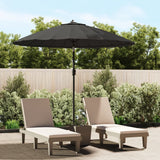 Vidaxl Parasol con polo in alluminio 270 cm antracite