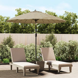 Parasol Vidaxl con polo de aluminio 270 cm Taupe