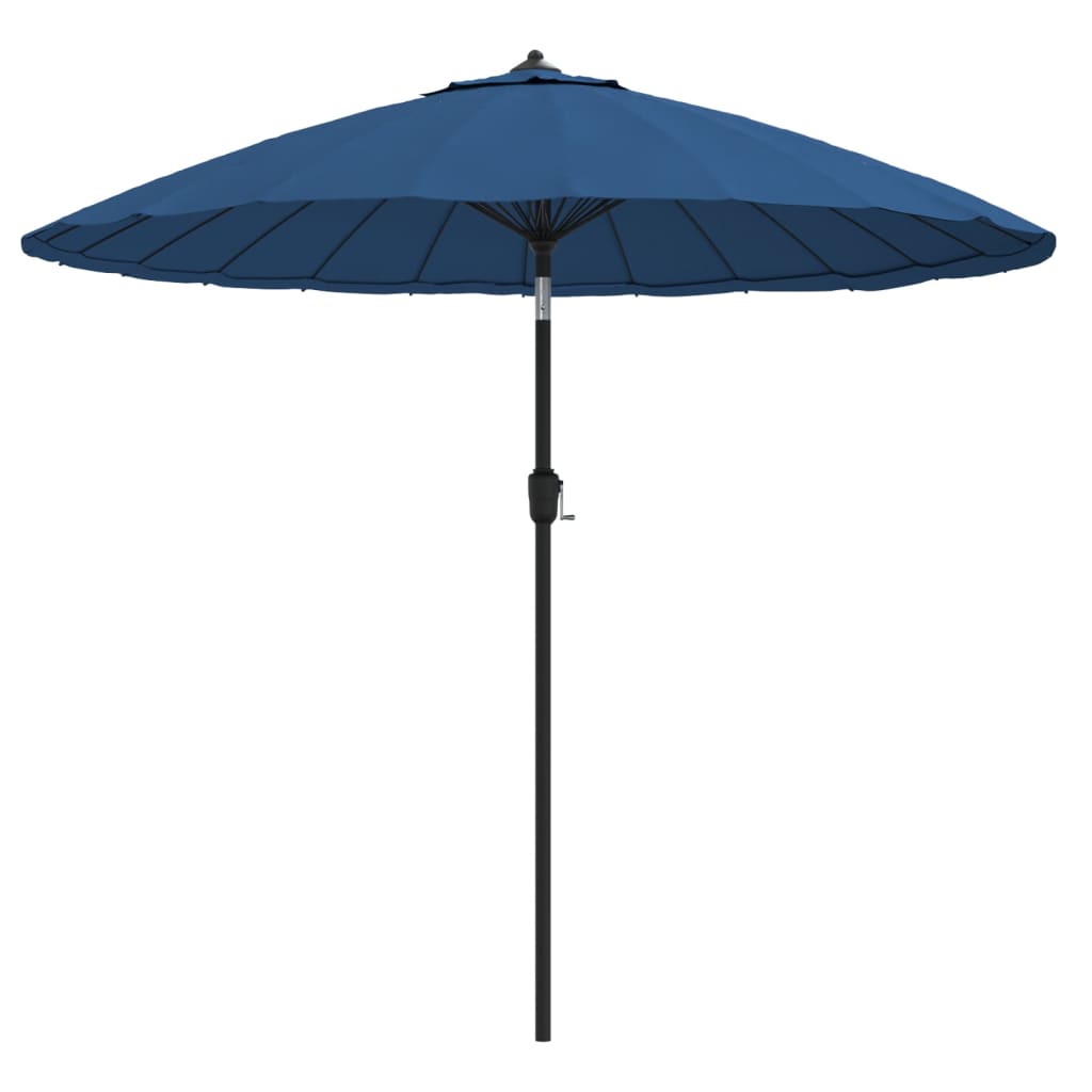 Vidaxl -parasol med aluminiumstang 270 cm Azure Blue