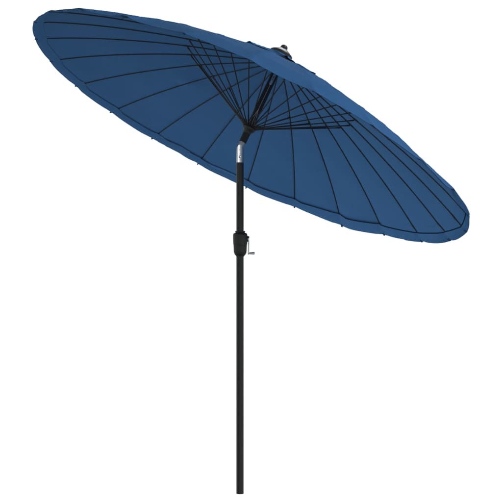 Vidaxl -parasol med aluminiumstang 270 cm Azure Blue