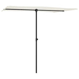 Vidaxl Parasol with aluminum pole 2x1.5 m sand white